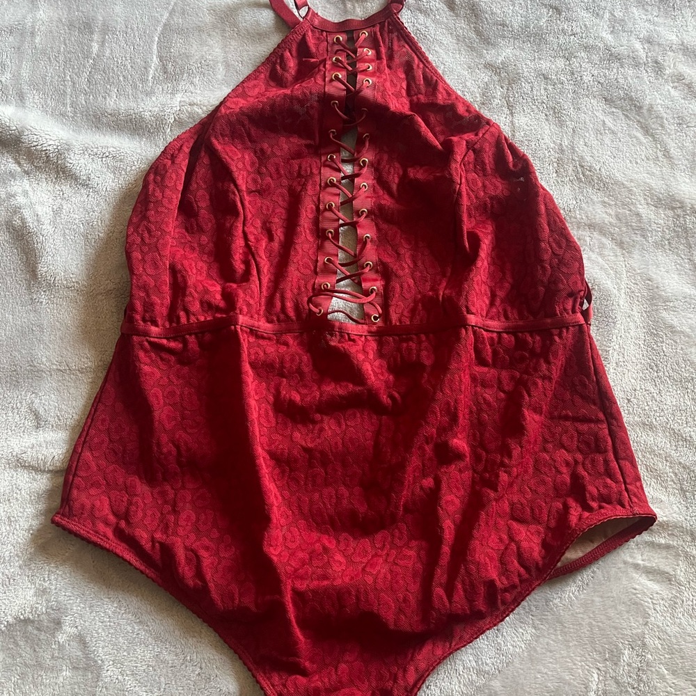 Torrid Red leopard lingerie